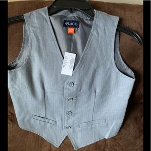 Gray Boys Vest